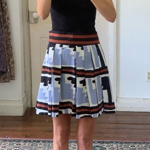 Diane von Furstenburg Mabel pleated skirt